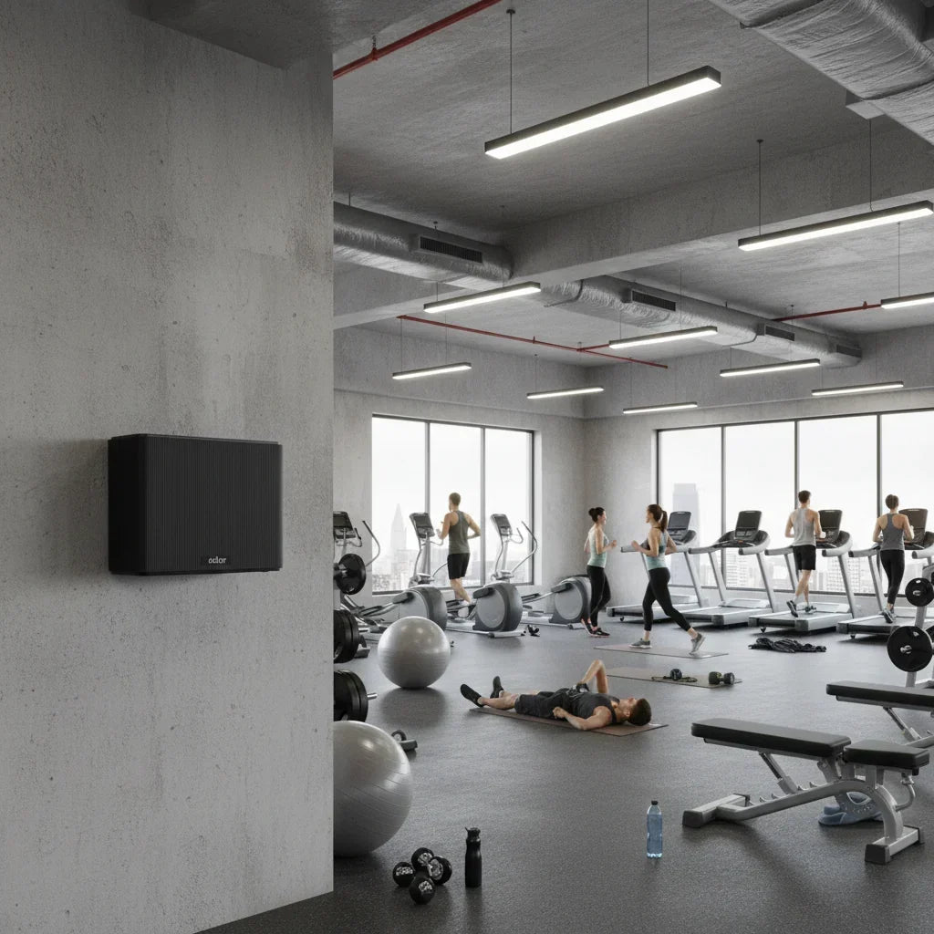 AromaGrand in a gymnasium