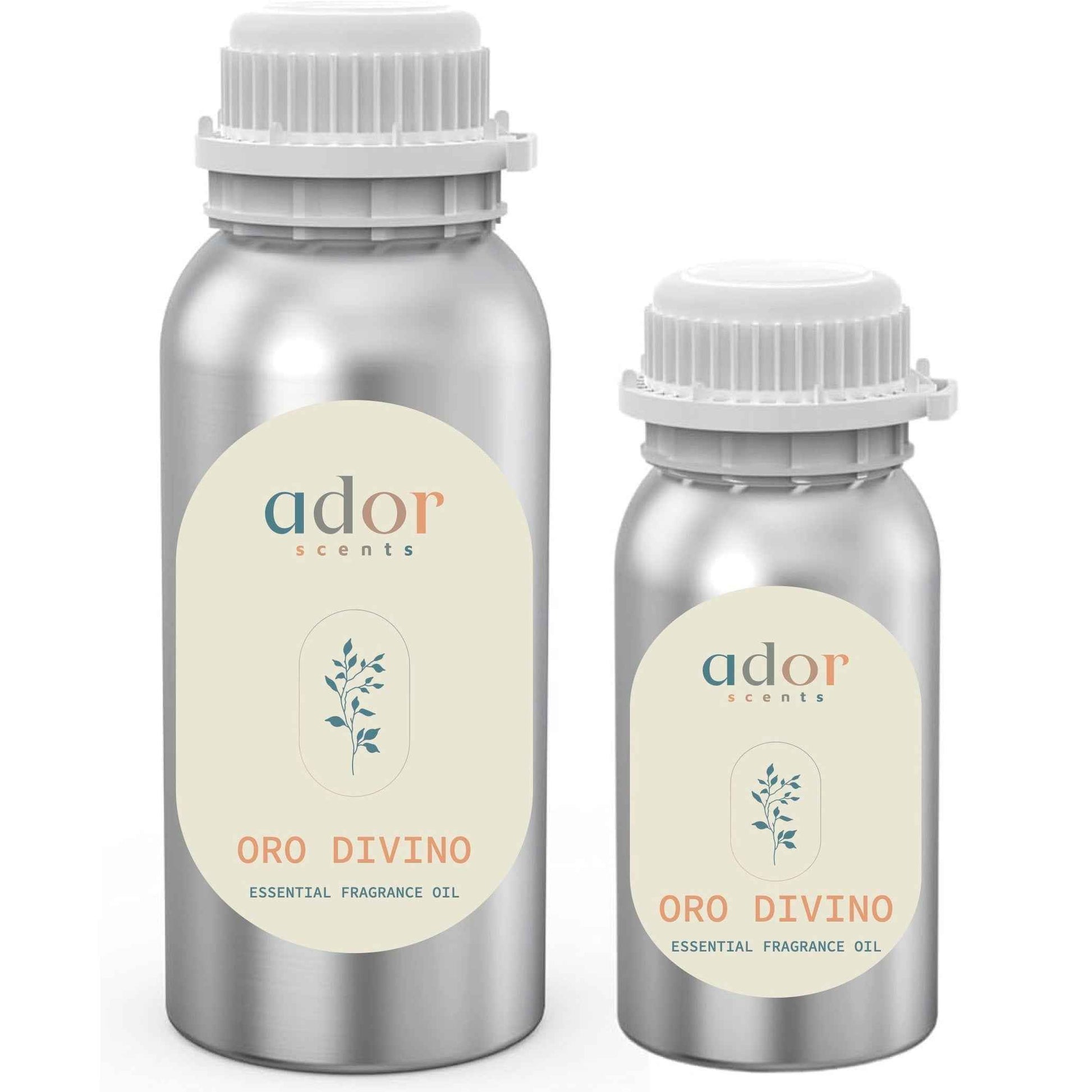 Oro Divino by Ador Scents a harmony of Grapefruit, Jasmine, Ocean, Ginger, Woody, Amber, Rose, Musk & Patchouli