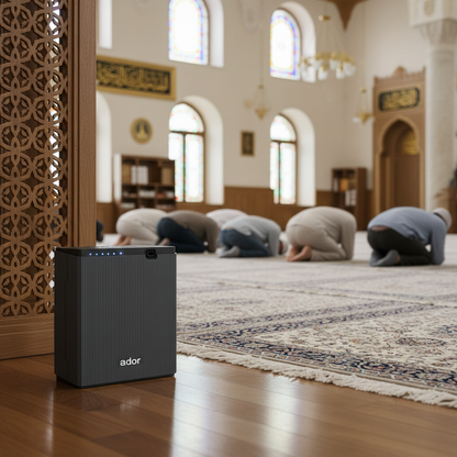 AromaSphere by Ador Scents in a Prayer Hall
