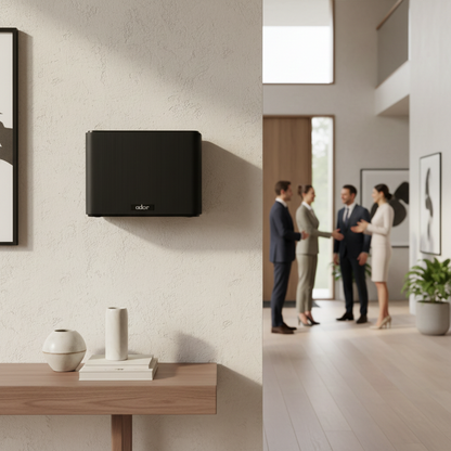 AromaGrand Scent Diffuser in a Hallway