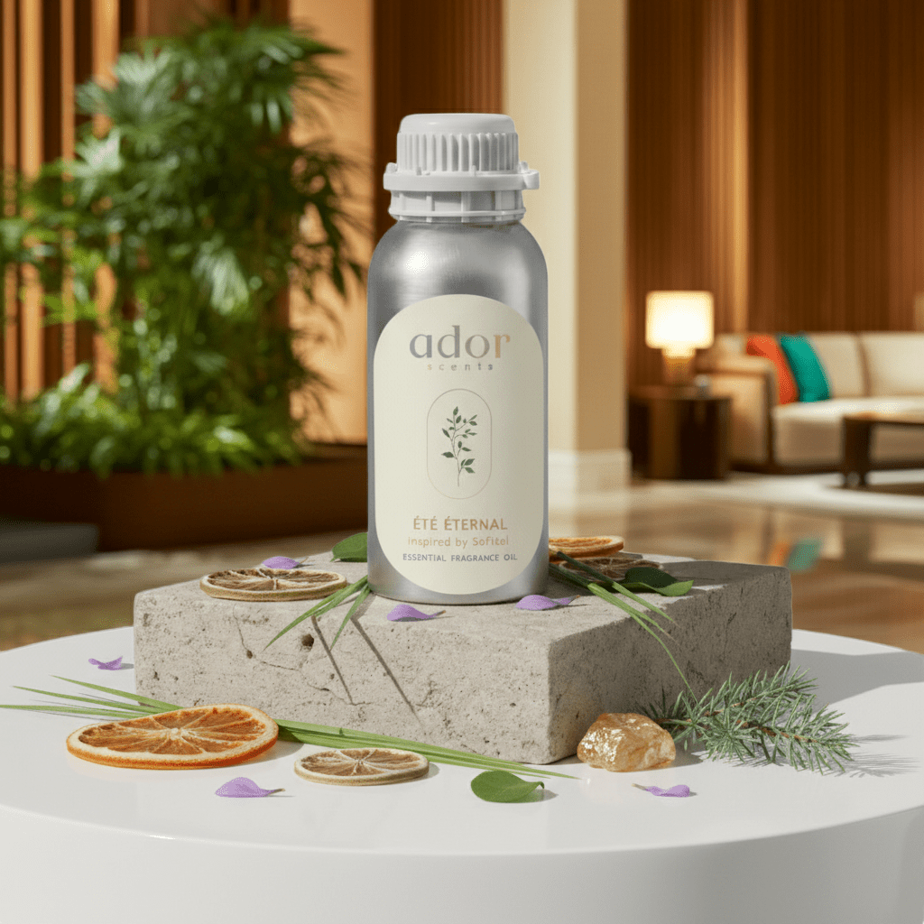 The Lobby Collection by Ador Scents, bringing the serene welcome of a five-star hotel lobby and the exclusive aura of a high-end boutique into your home