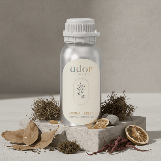 Eternal Kreed by Ador Scents, this blend is a mix of Citrus, Patchouli, Musk, Bergamot, Oakmoss & Ambergris