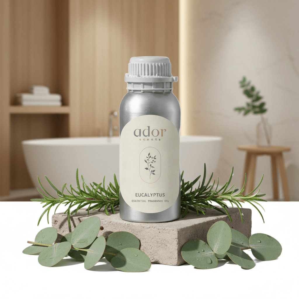 Eucalyptus by Ador Scents, a revitalising fusion of eucalyptus, rosemary, & joss.