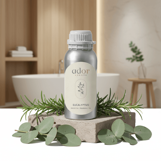 Eucalyptus by Ador Scents, a revitalising fusion of eucalyptus, rosemary, & joss.