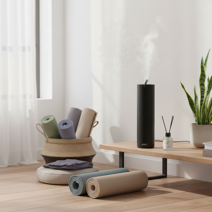 AromaFlow Scent Diffuser by Ador Scents, the smartest diffuser in your fitness room.