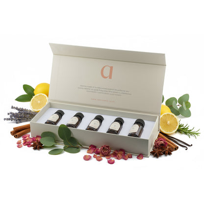 Fruity Notes Collection by Ador Scents, 5 x 10ml of luxurious essential oil blends that redefine freshness.