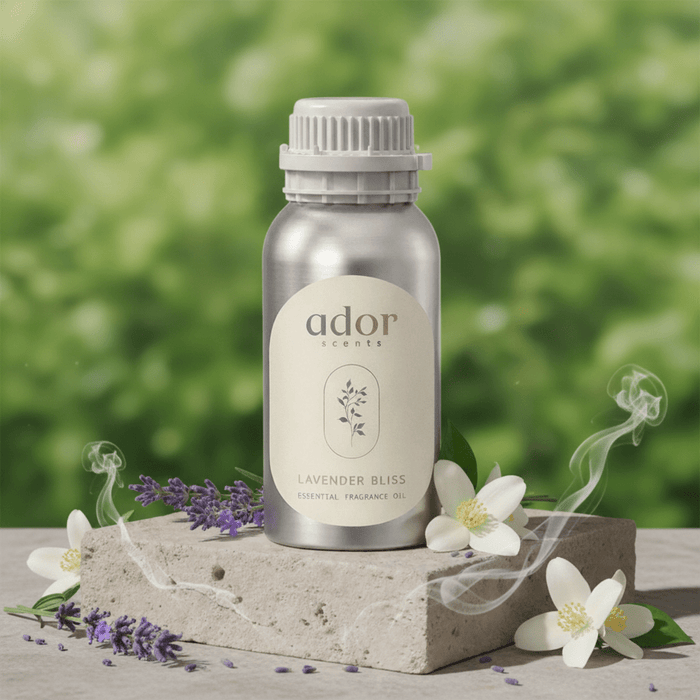 Lavender Bliss essential oil included in the Prestige Bundle by Ador Scents — lavender, jasmine and lily of the valley