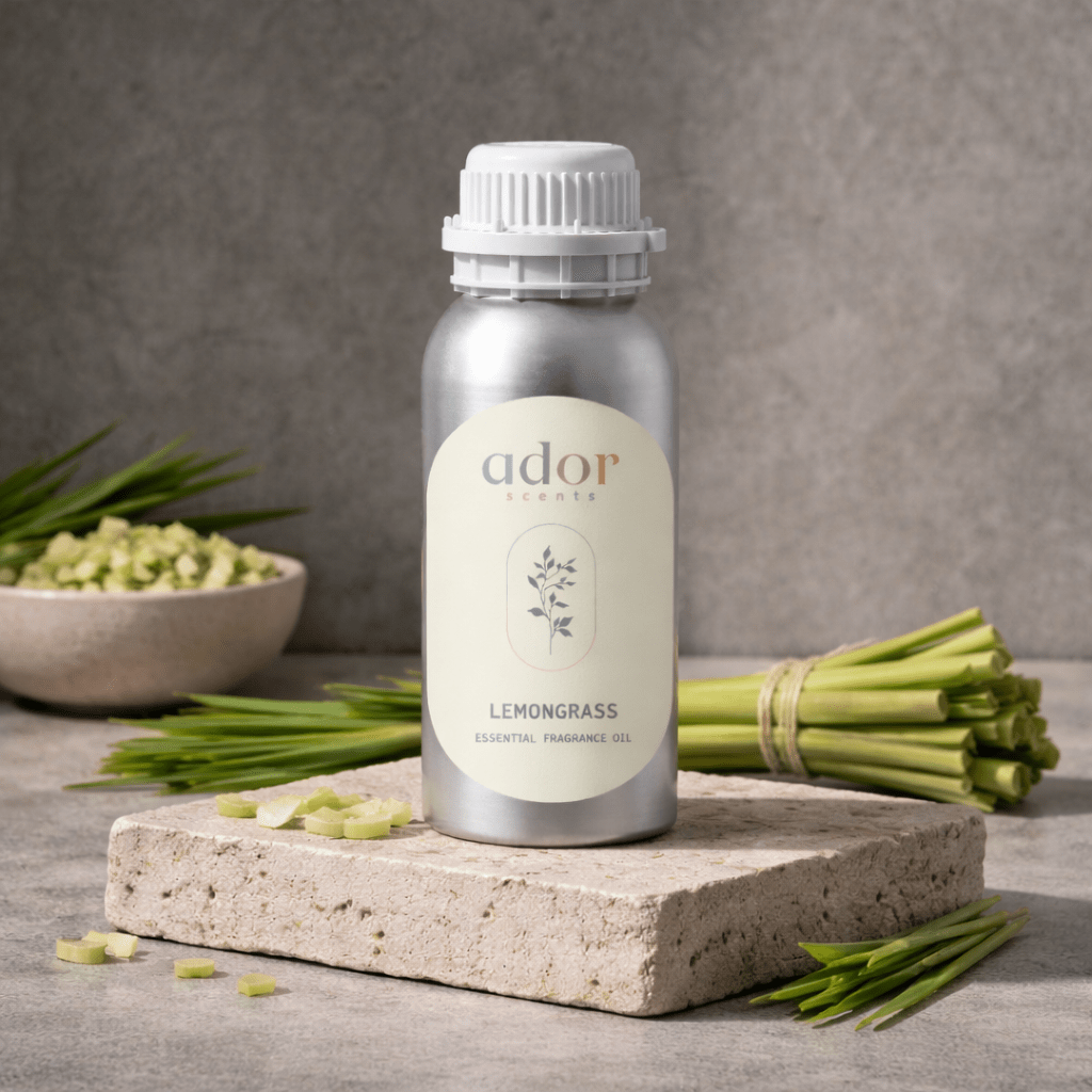 Lemongrass by Ador Scents, an invigorating blend of Lemongrass, Green Tea, Rosin & Lemon