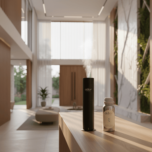 The Lobby Collection by Ador Scents, bringing the serene welcome of a five-star hotel lobby and the exclusive aura of a high-end boutique into your home