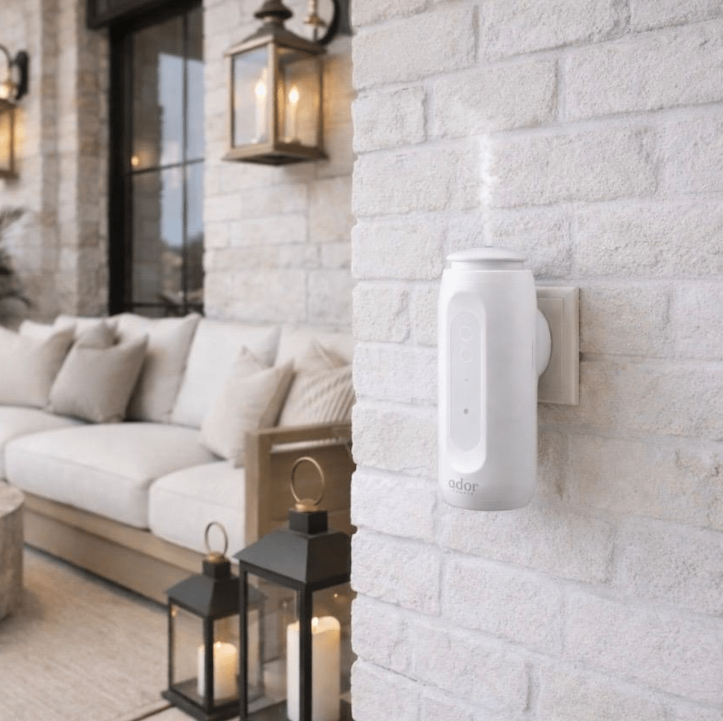AromaPlugin by Ador Scents a discreet essential oil diffuser. No water. No tank. No countertop space required. Simply Plug-In