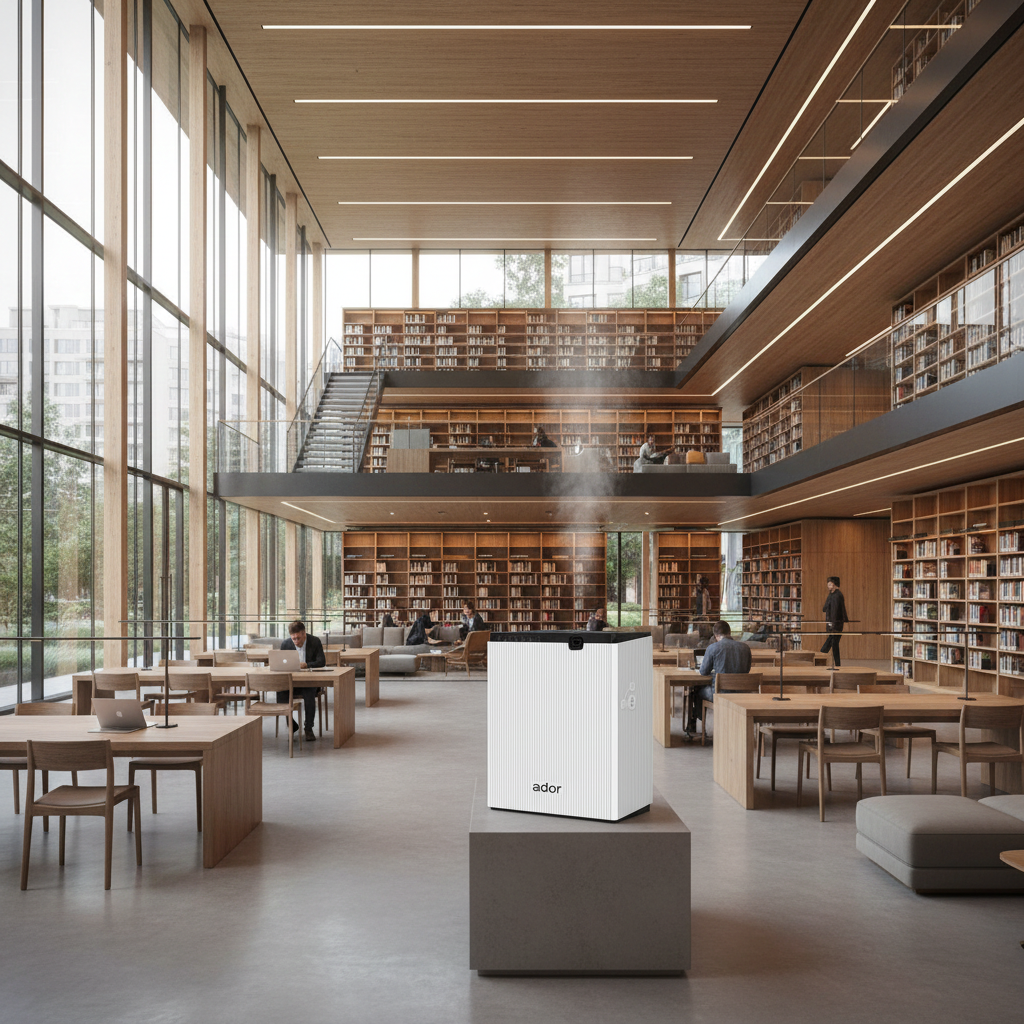 AromaSphere by Ador Scents in a Library